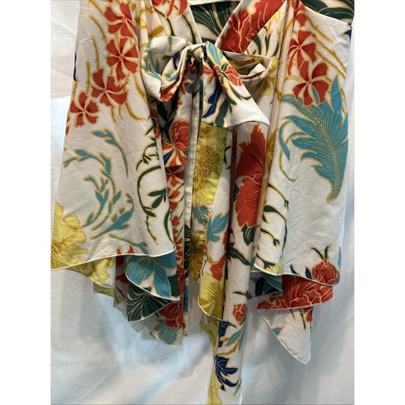 Sandro Ferrone Women's Small Top Italy Adjustable Strap Tie Front Fairy - Picture 5 of 10